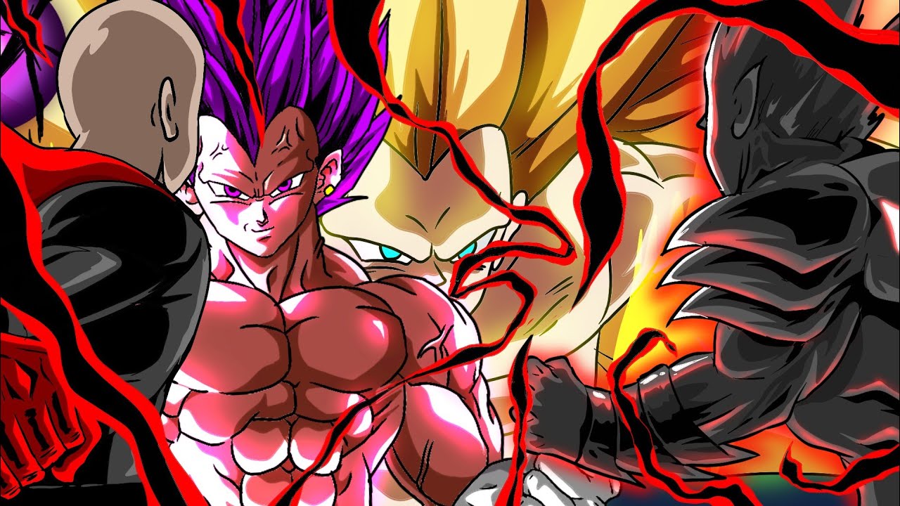 Vegeta vs Dark Saitama,Goku vs Cosmic Garou Part 7 Fan Animation