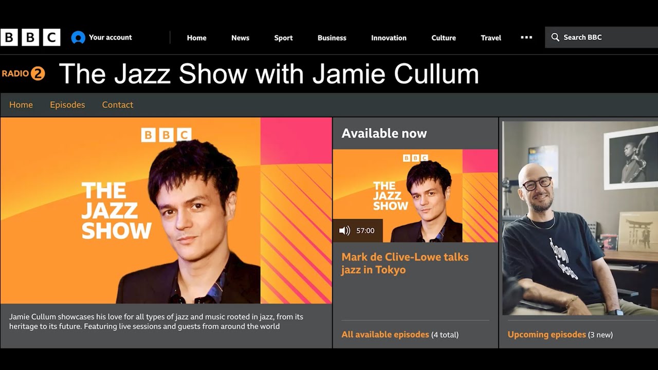 Mark de Clive-Lowe Talks Jazz In Tokyo:The Jazz Show with Jamie Cullum  BBC Radio