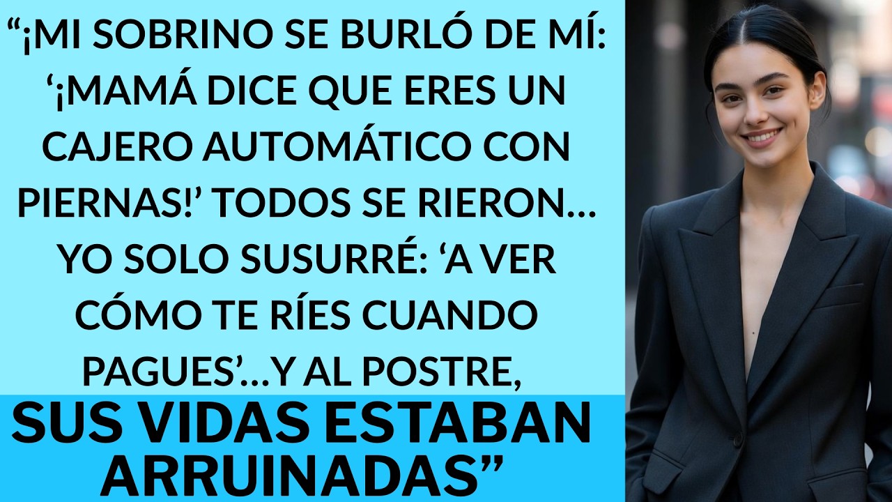 “Mi Sobrino Me Llamó ‘Cajero Automático’ — Yo Susurré: ‘A Ver Si Pagas’ Y…”