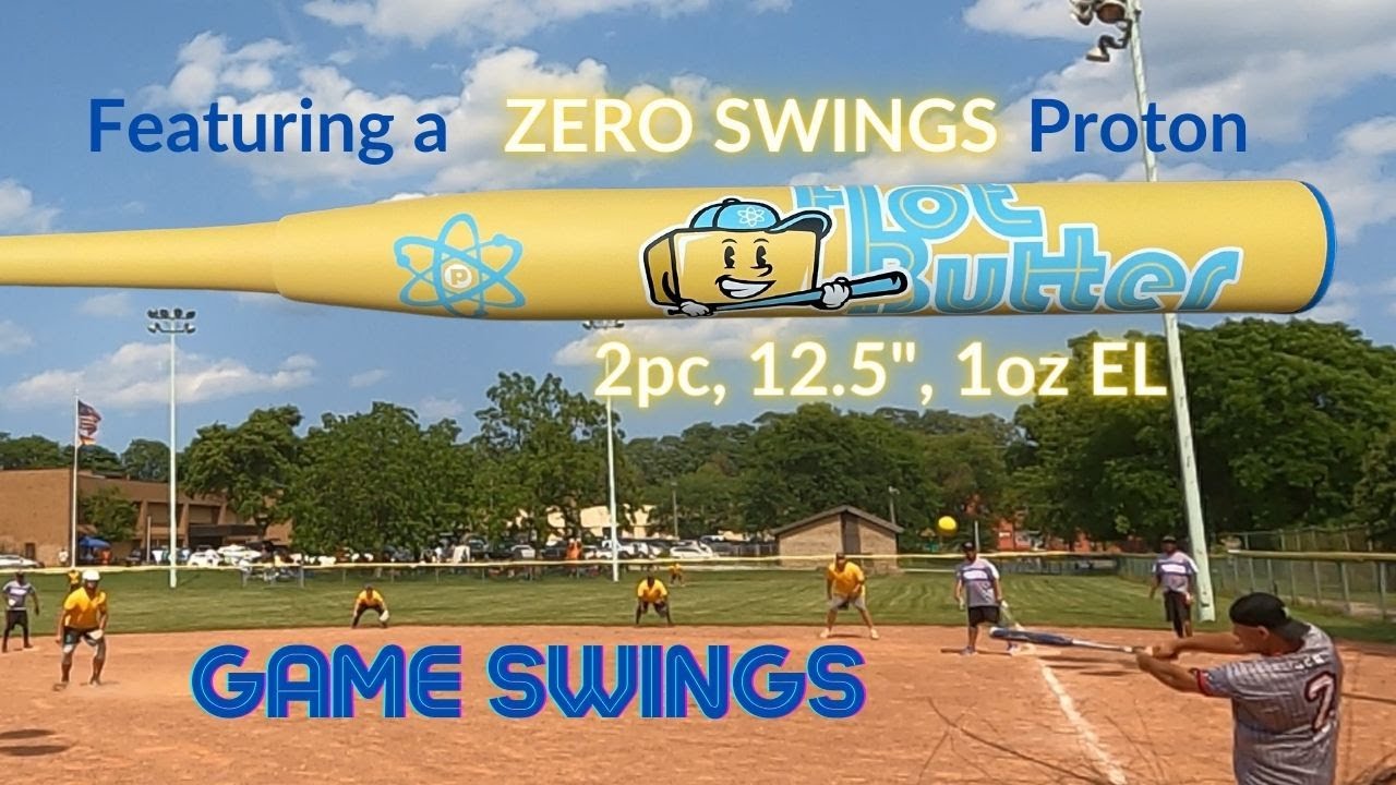 GAME SWINGS with a new, zero swings 2023 Proton Hot Butter, for ASA