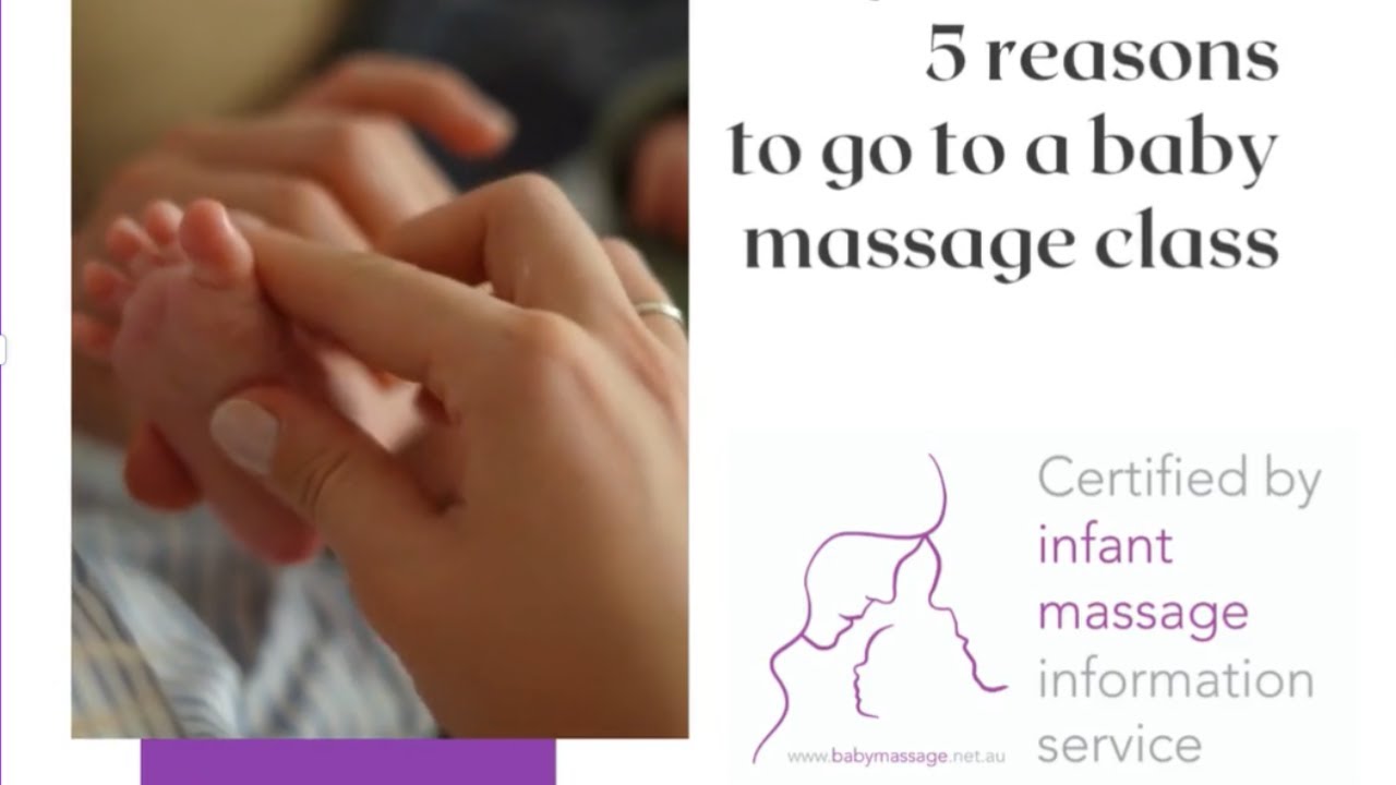5 reasons to go to a baby massage class