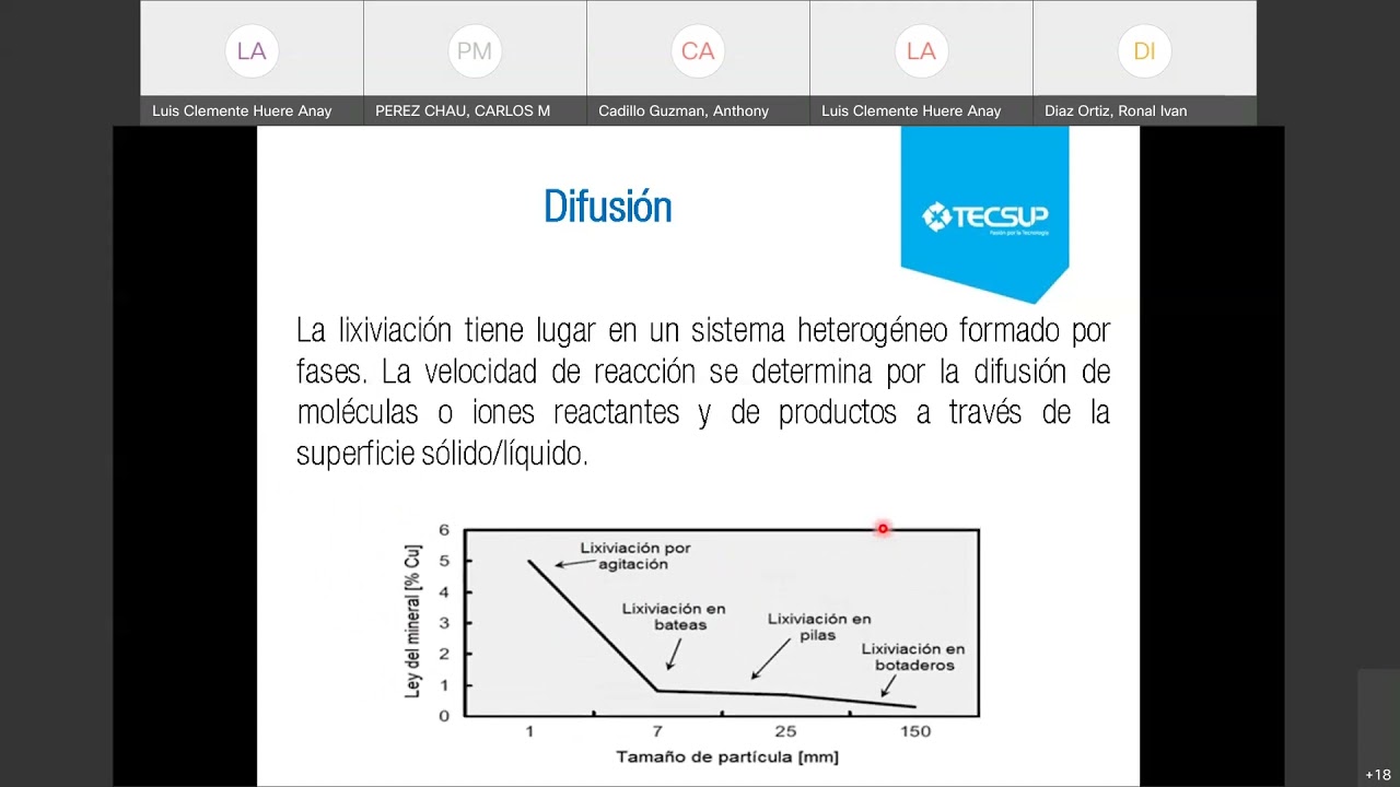 SEMANA 2: Proceso de lixiviación de minerales. (Parte 1).