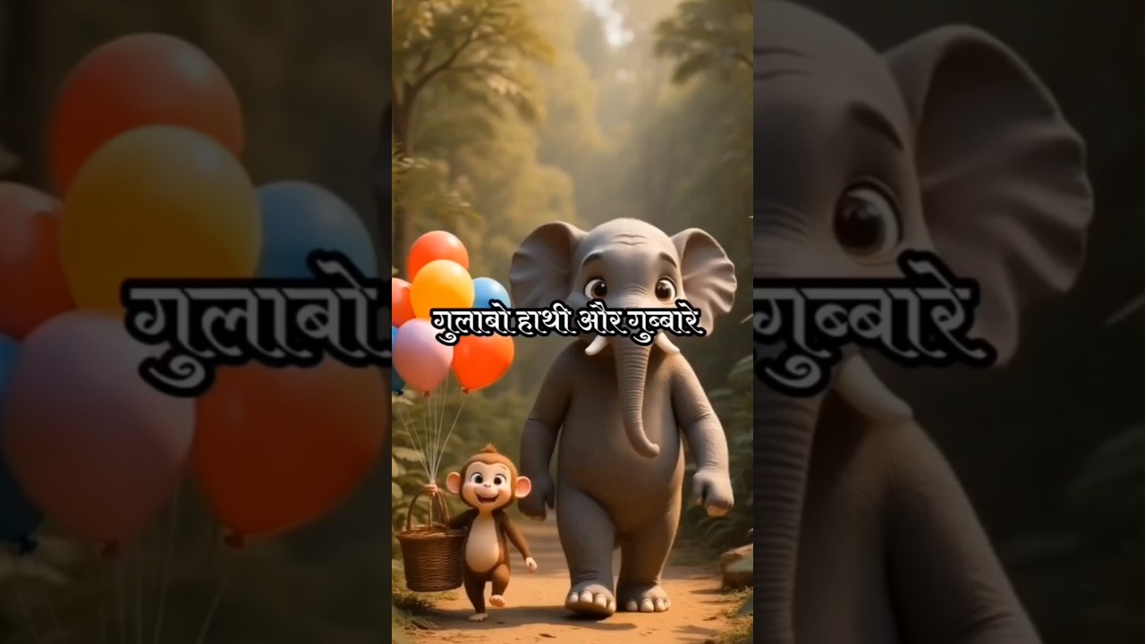 Elephant 🐘 balloon 🎈 story #Shorts
