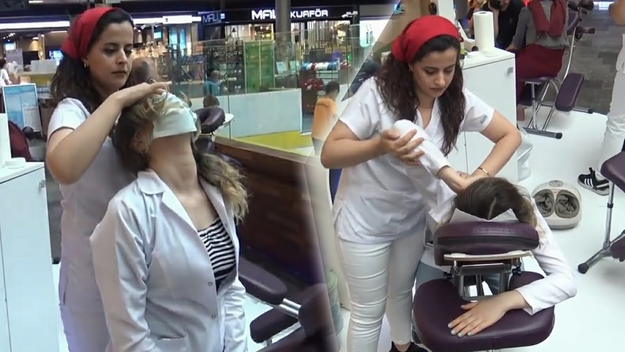 FEMALE EXERCISE THERAPY & Asmr back, waist, neck, elbow, ear, sleep massage @asmrcambeylimassage