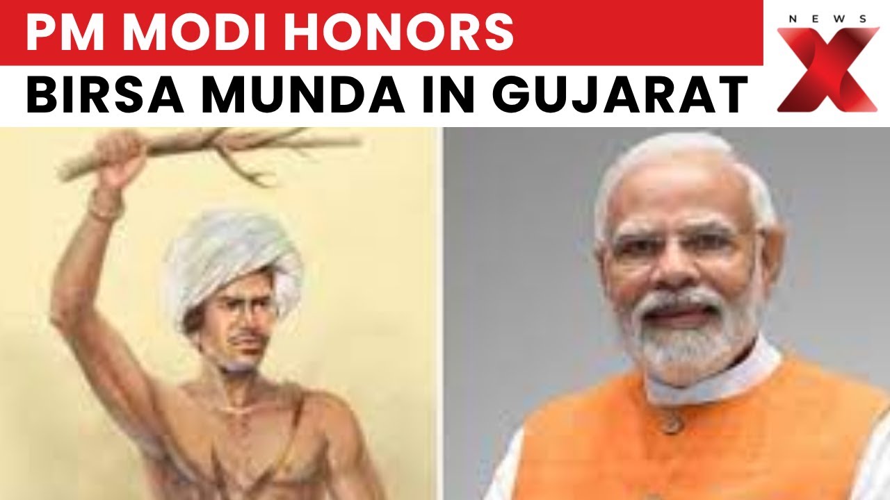 PM Modi Attends Birsa Munda 150th Event in Gujarat; Unveils ₹9,700 Cr Projects | NewsX