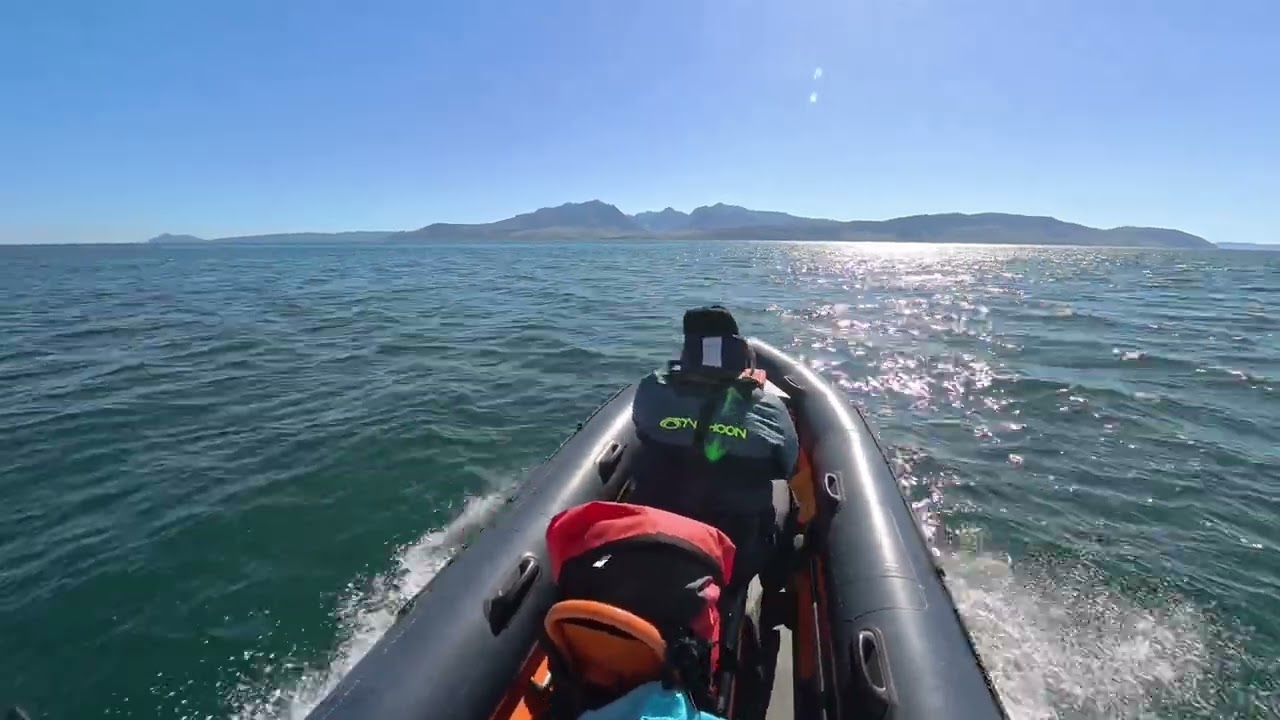 A trip to the Isle of Arran on an Avon Searider SR4 speedboat.