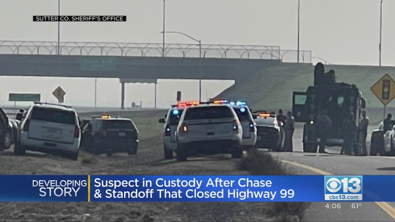 Suspect In Custody After Highway 99 Chase, Standoff