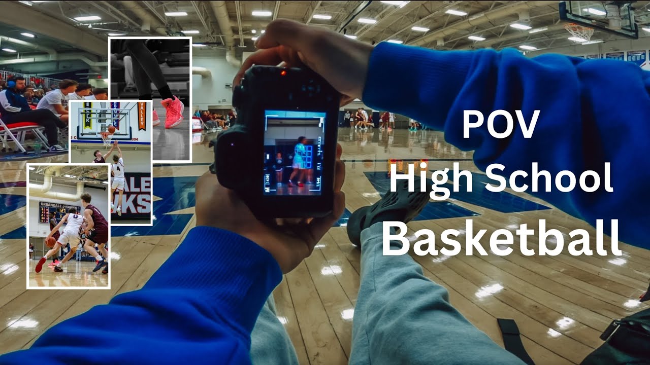 POV Shooting a High School Basketball Game