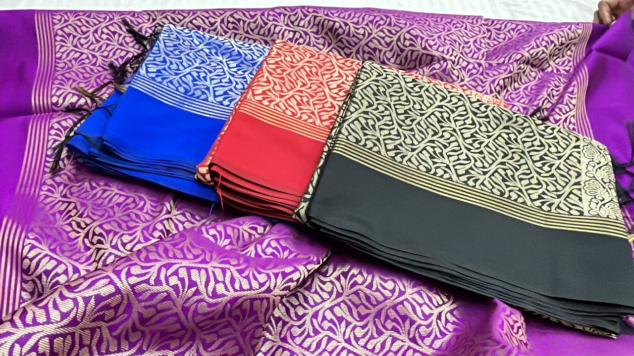 Wholsale Banarsi Cruss silk sarees and Banarsi pure silk sarees by haleema Creation ✨