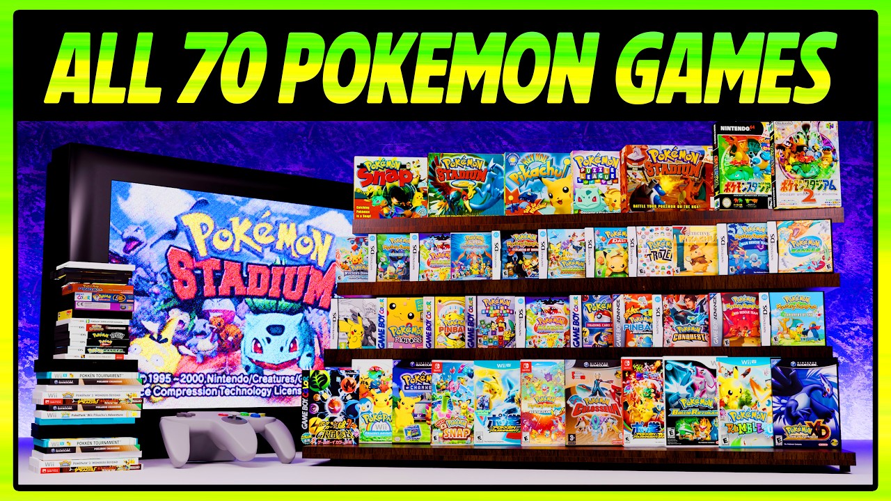 I Played And Ranked ALL 70 Pok&eacute;mon Spin Off Games