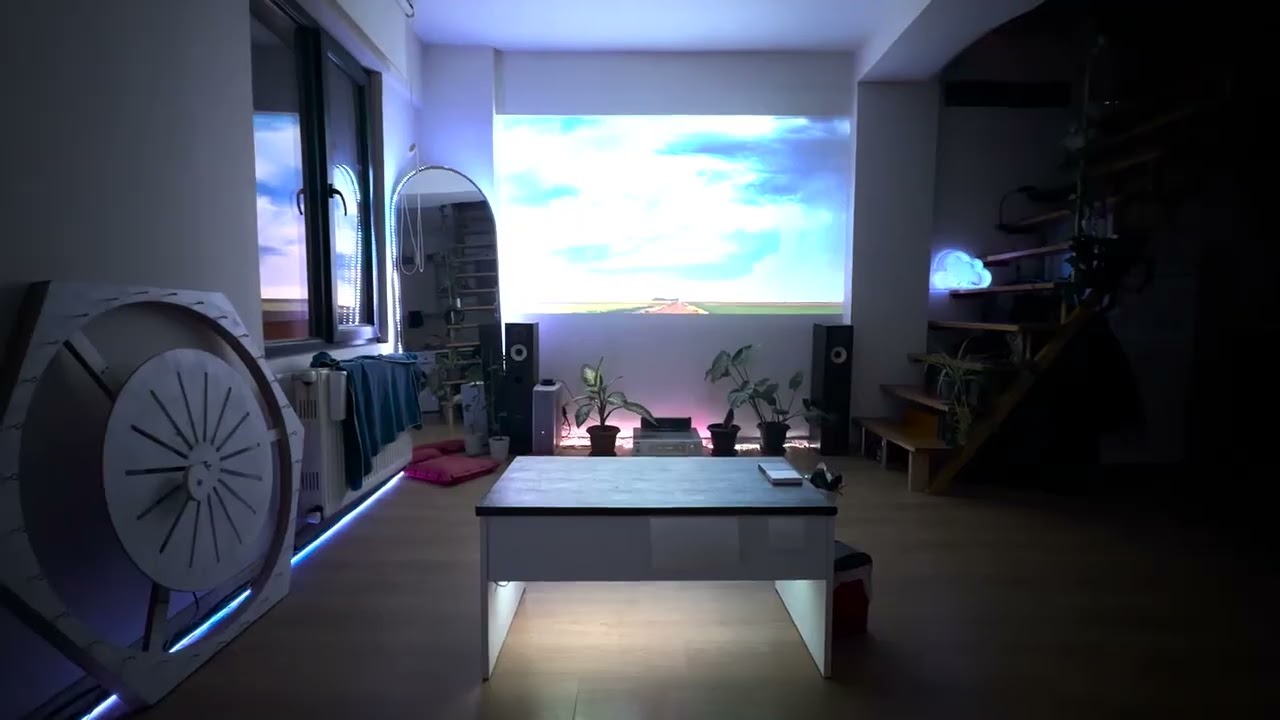 DIY Ambilight Setup Testing with a master piece
