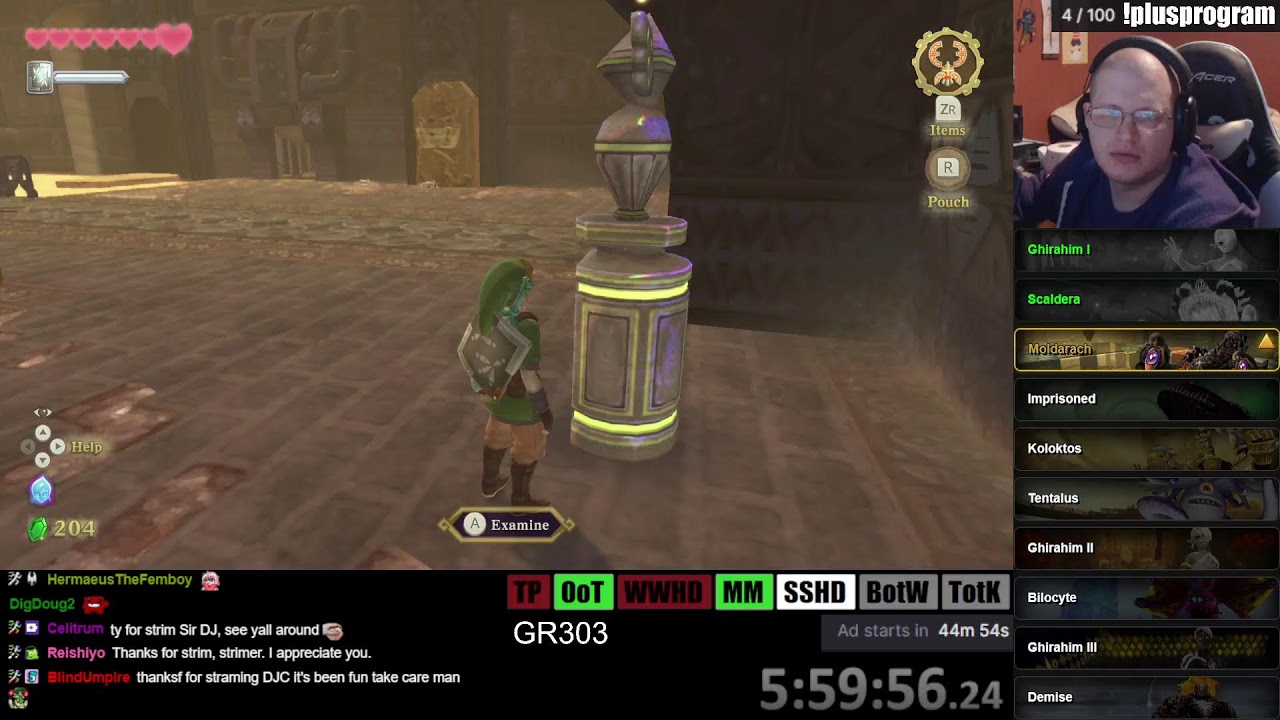 3D Zelda God Run! | MM Any% No-Hit/No-Damage | !godrun !lasthit