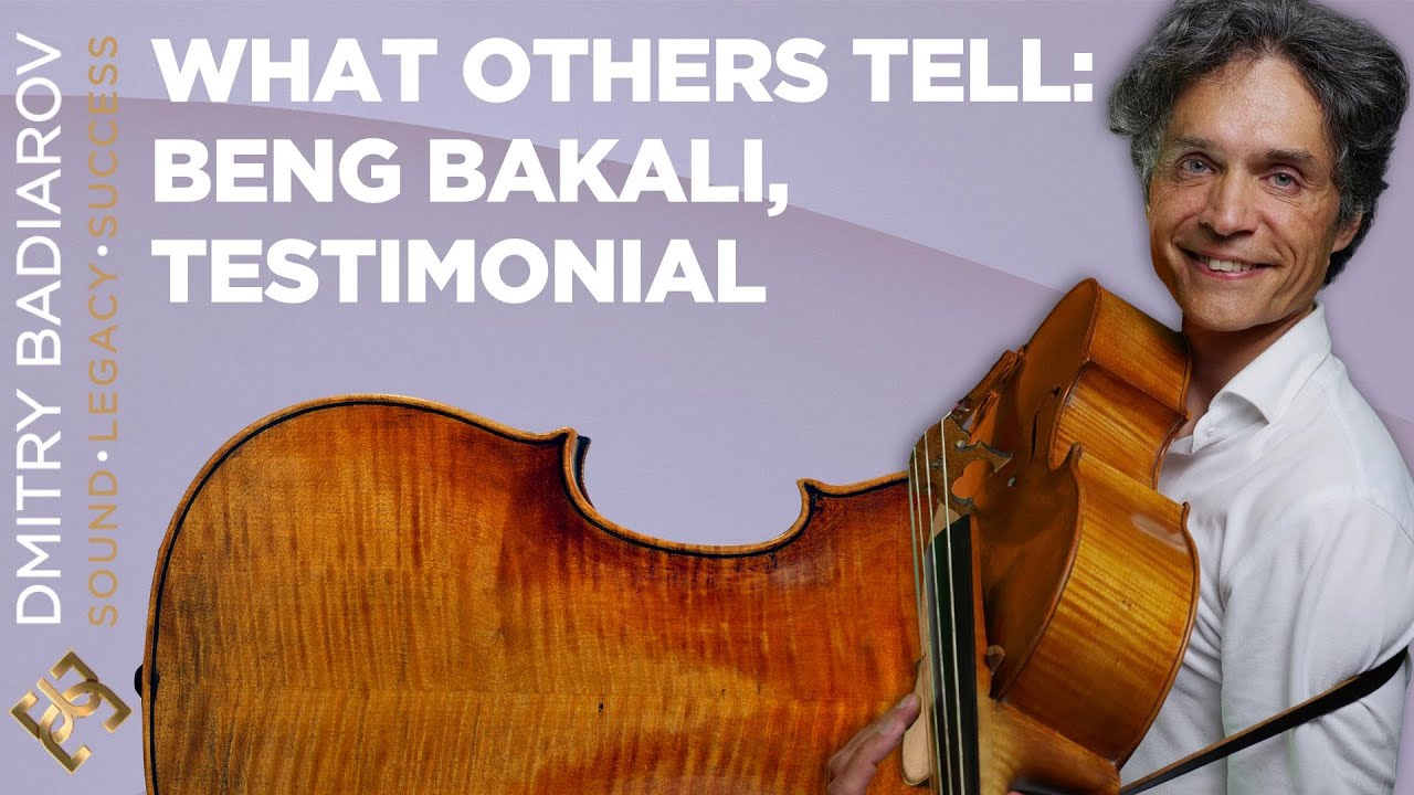 Beng Bakalli Testimonial To A Violin by Dmitry Badiarov