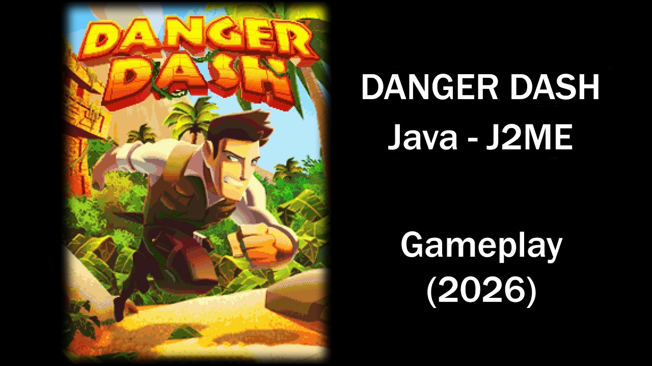 Danger Dash J2ME Gameplay (with Ambient Music) 2026