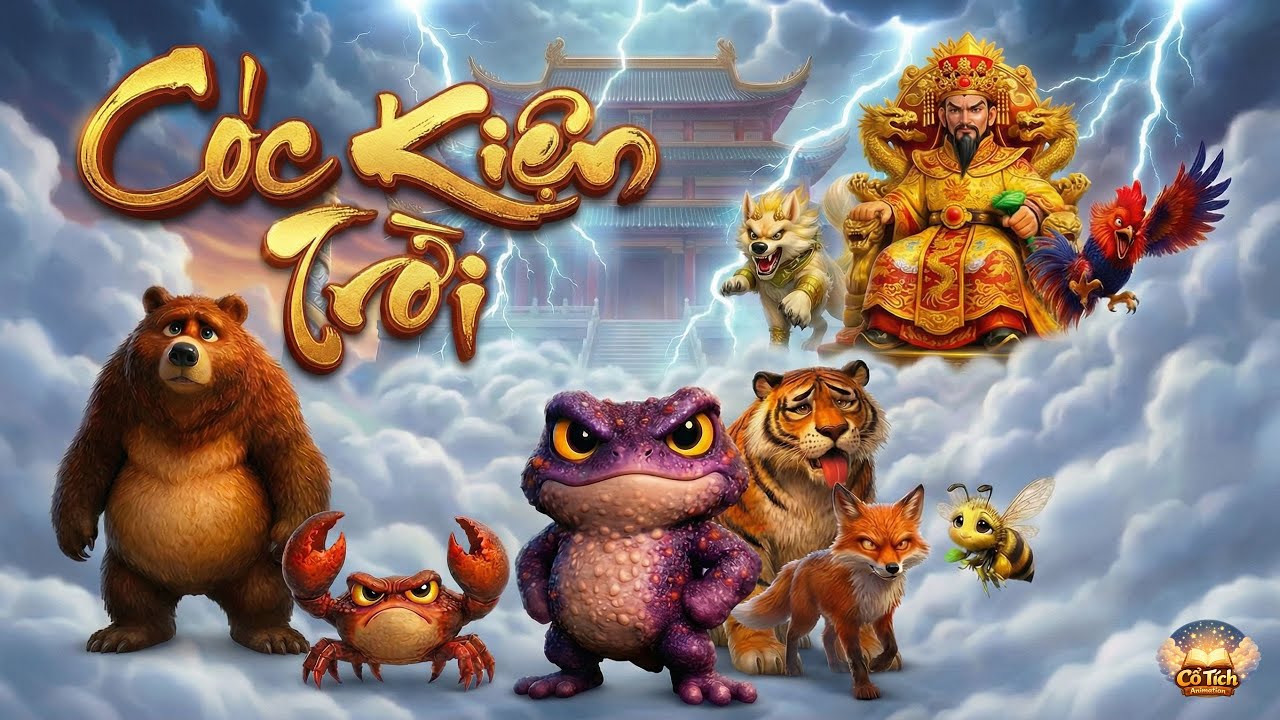Cóc Kiện Trời | Truyện Cổ Tích Dân Gian Việt Nam | Cổ Tích Animation