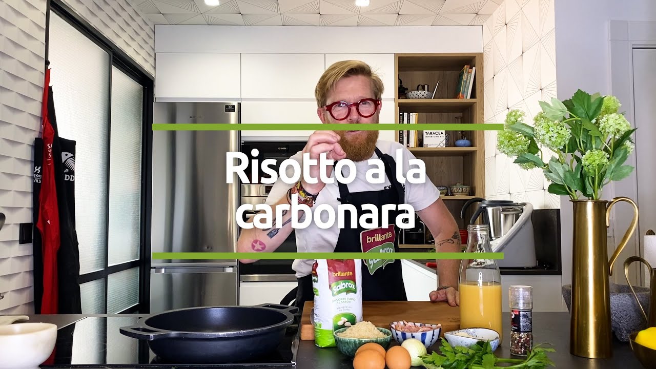 Risotto a la carbonara | Recetas de Arroz Brillante