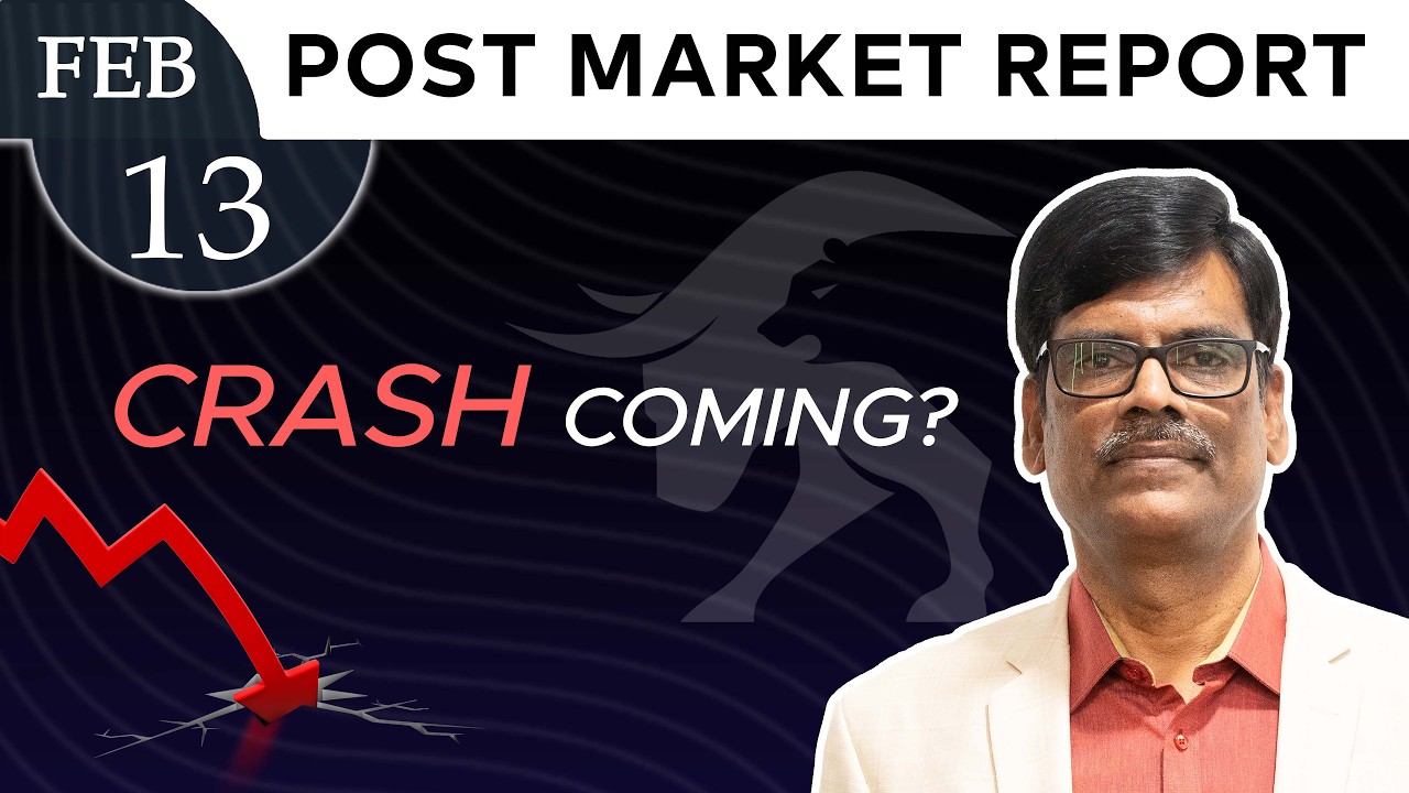CRASH coming? Post Market Report 13-Feb-26