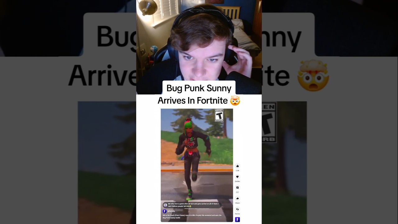 Bug Punk Sunny Arrives In Fortnite 🤯