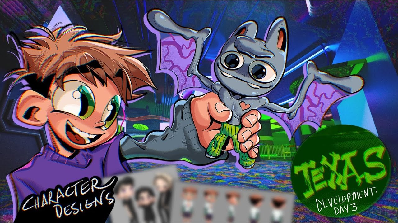 Day 3 of Making Animated IP Texas - Character Designs
