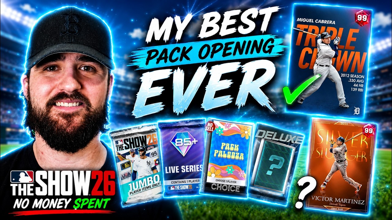 Моё лучшее открытие паков в жизни! Без вложений - MLB the Show 26