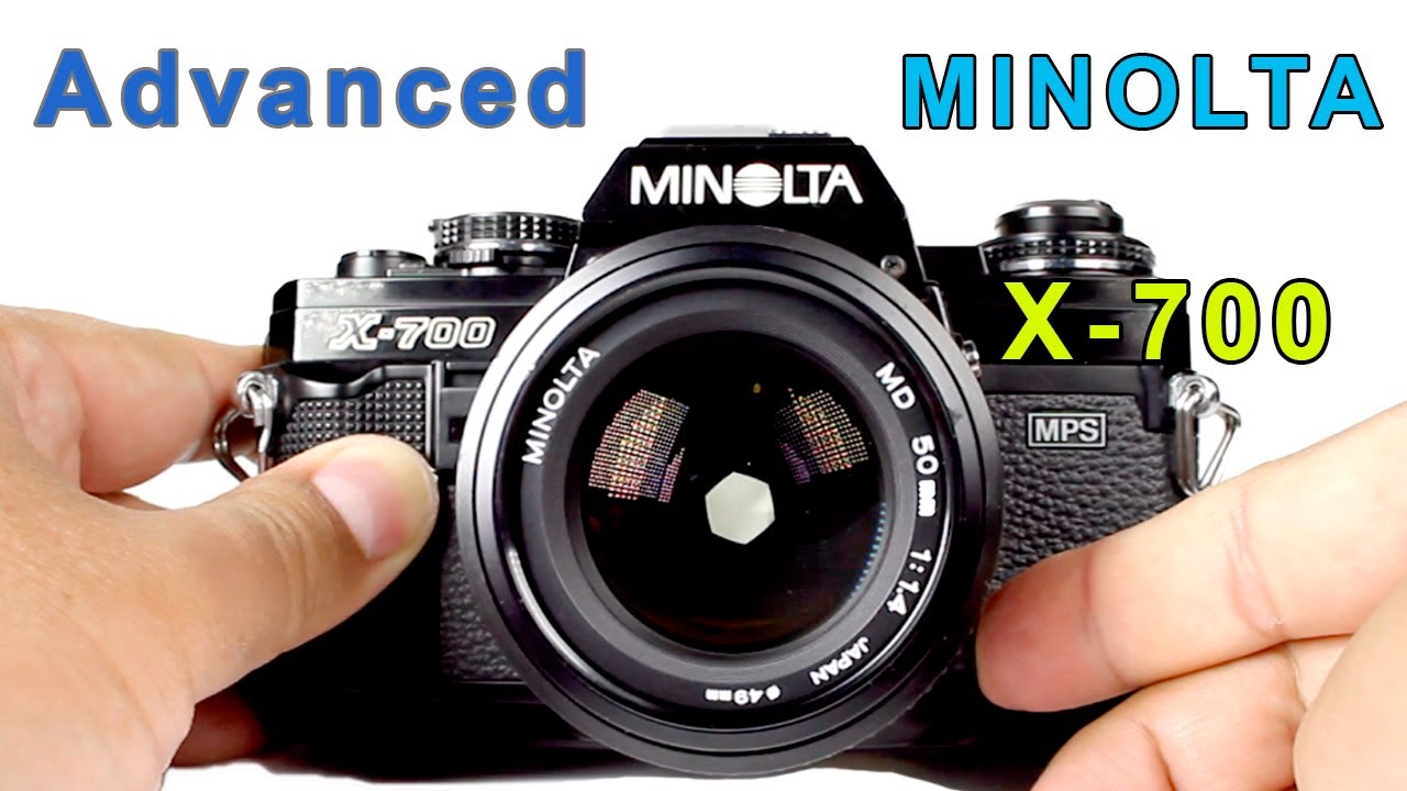 How To Use Advanced Functions Minolta X-700 Film Camera