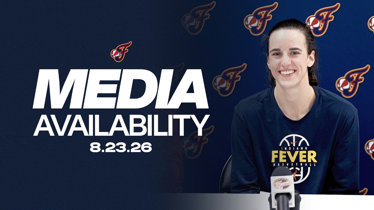 Lexie Hull, Caitlin Clark & Head Coach Stephanie White | Postgame Media at Chicago