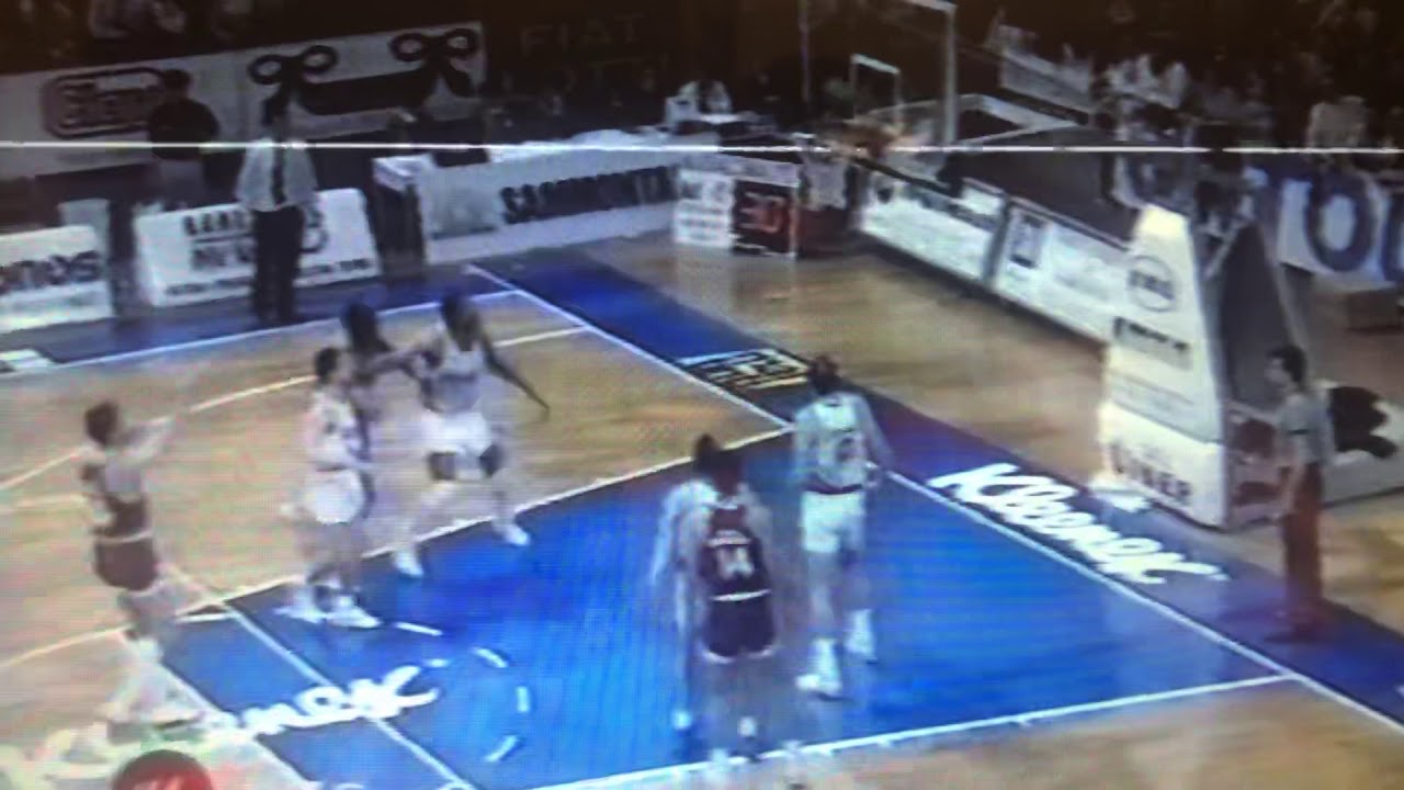 Pall Trapani - Kleenex Pistoia play out 1991 finale di partita