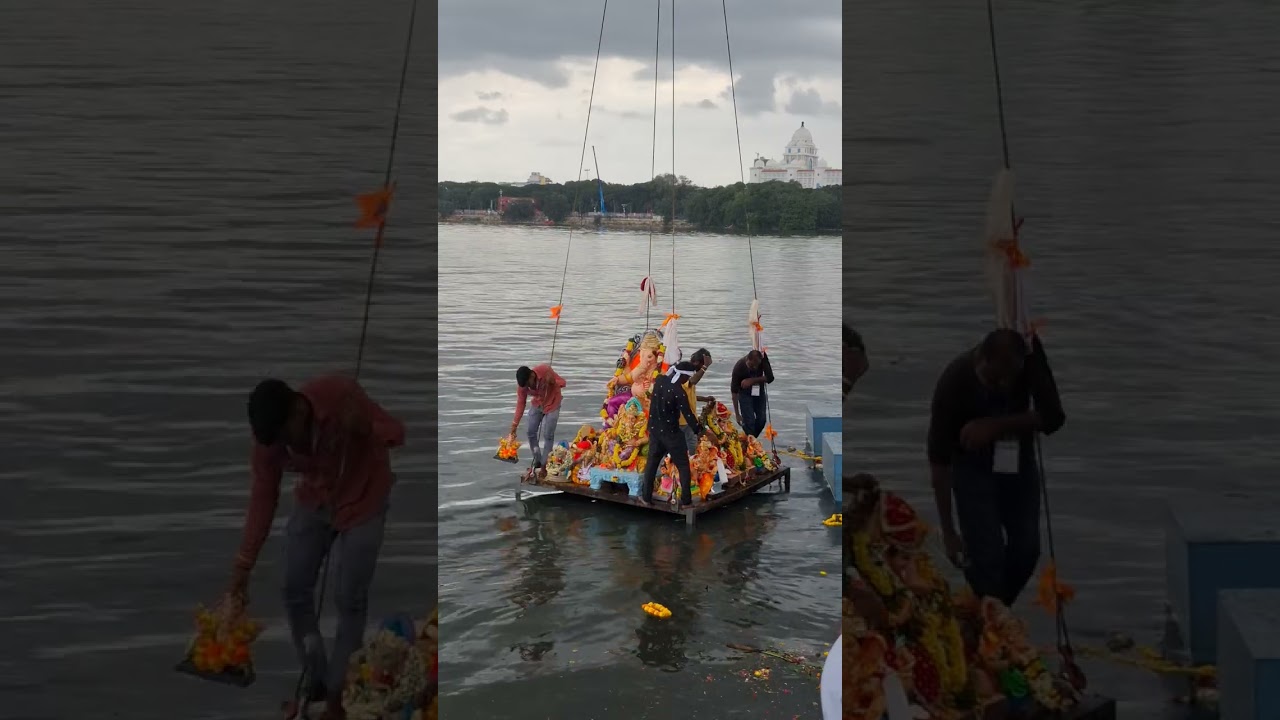 Ganesh nimajjanam in Tank bund #trending #ytshort #tankbund #ganeshnimajjanam2025
