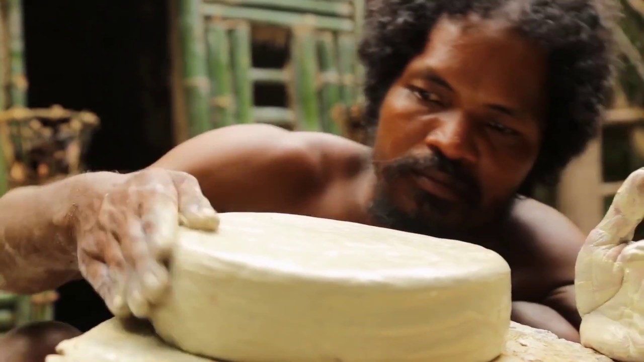 Amazing.Caveman Created Ancient Gym Workout Tools By Primitive Skills