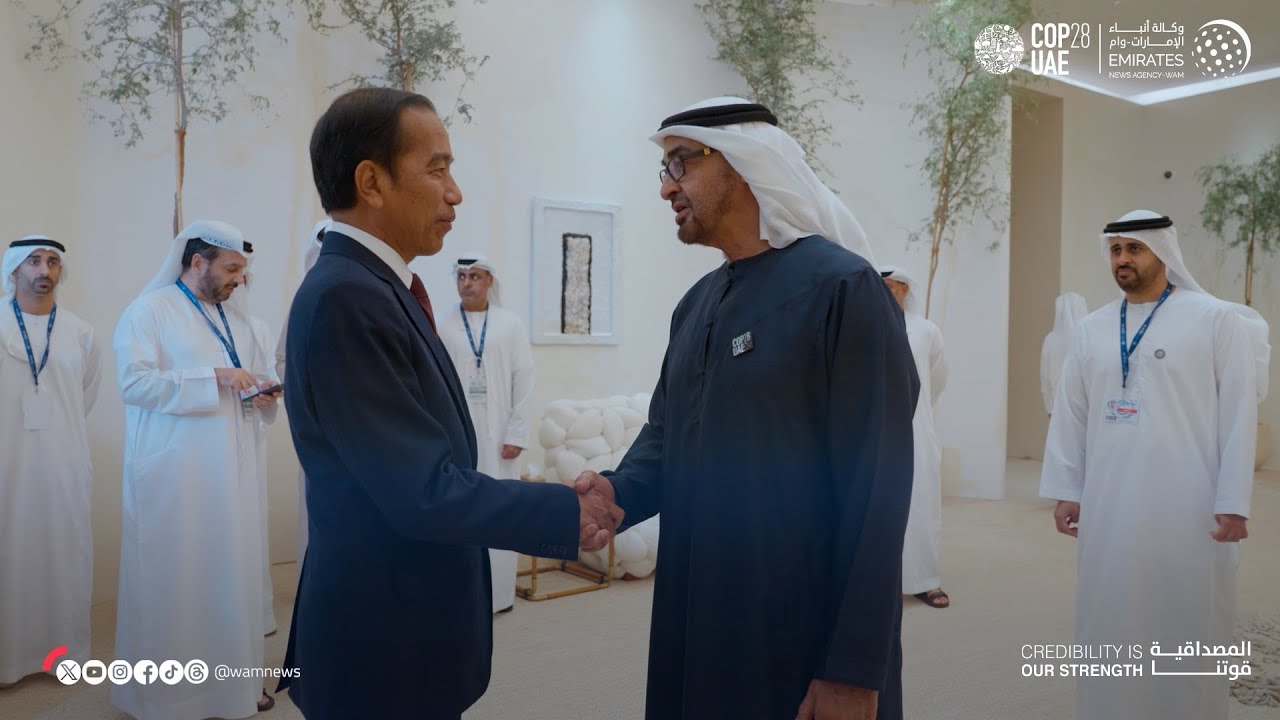 رئيس الدولة يبحث العلاقات الثنائية والتحدي المناخي مع عدد من رؤساء الوفود المشاركين في 