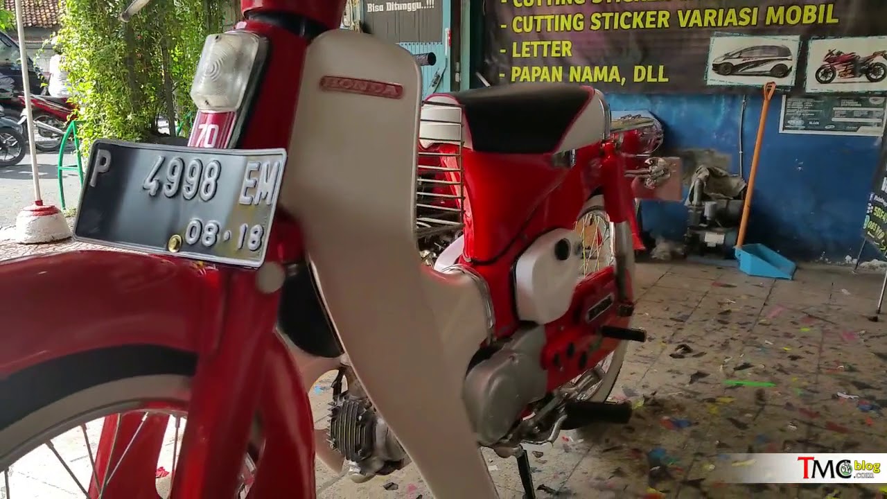 Hasil Restorasi Honda C70 Pispot laros