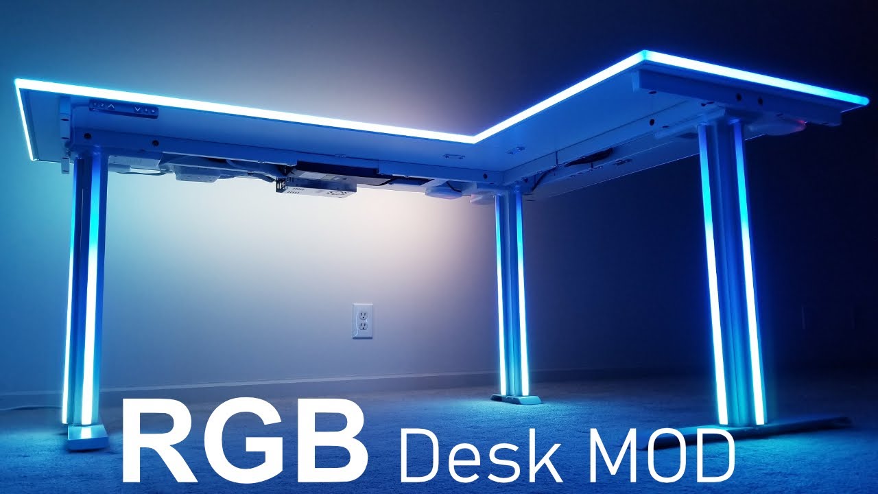 EASY RGB Desk Mod + Cable Management — Полное руководство