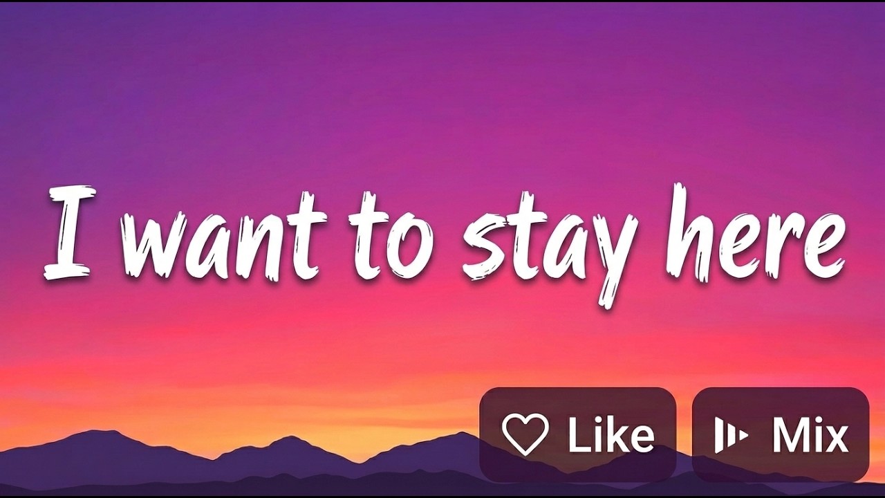 I Want to Stay Here 🌙❤️ | Beautiful Emotional Love Song #lovesong #romanticlovesong