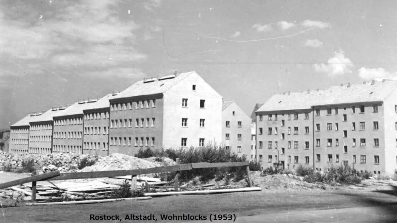 Alte Fotos Von Rostock / Rostock Einzigartige Aufnahmen 1953 - 1955 / Bilder deutscher Städte