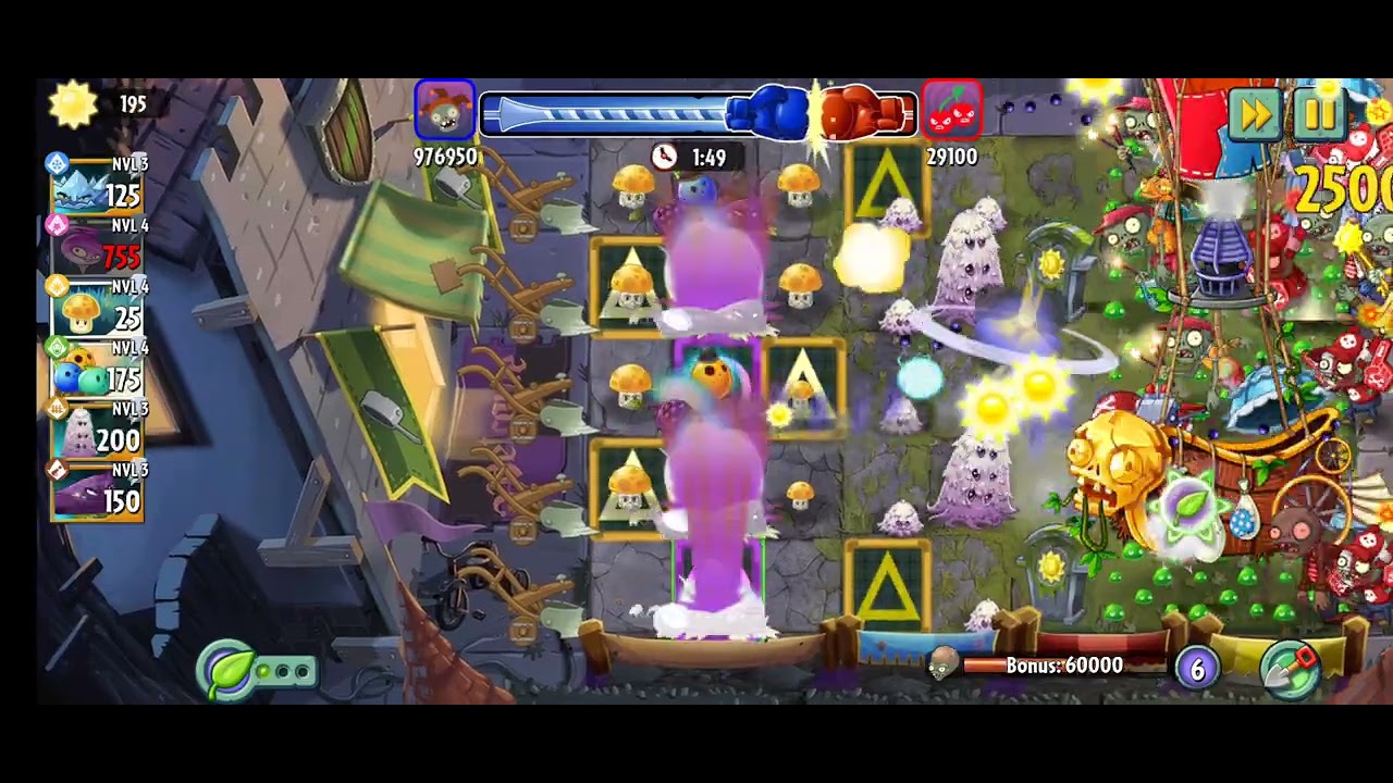 ☣️☢️ ARENA +2M ☢️☣️ || PvsZ 2 combinación Bulvos y Setaguardia 🪷🍄🍄🍄🌰🌰🌰