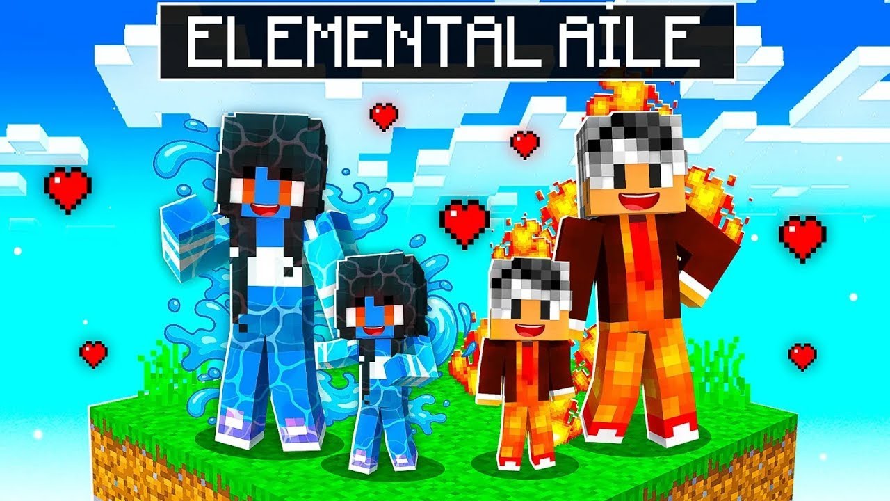 Minecraft ama ELEMENT AİLESİNE SAHİP OLDUM...