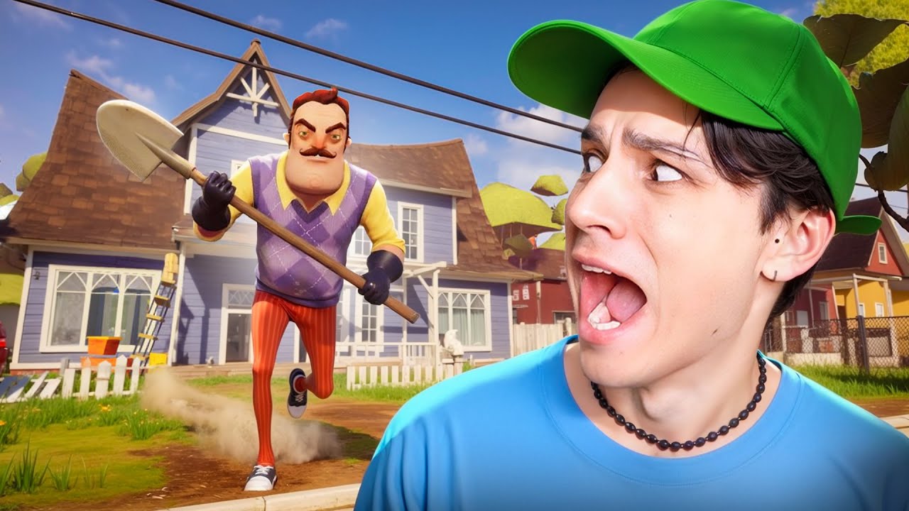 СБЕЖАЛ от ЗЛОГО СОСЕДА в HELLO NEIGHBOR😱