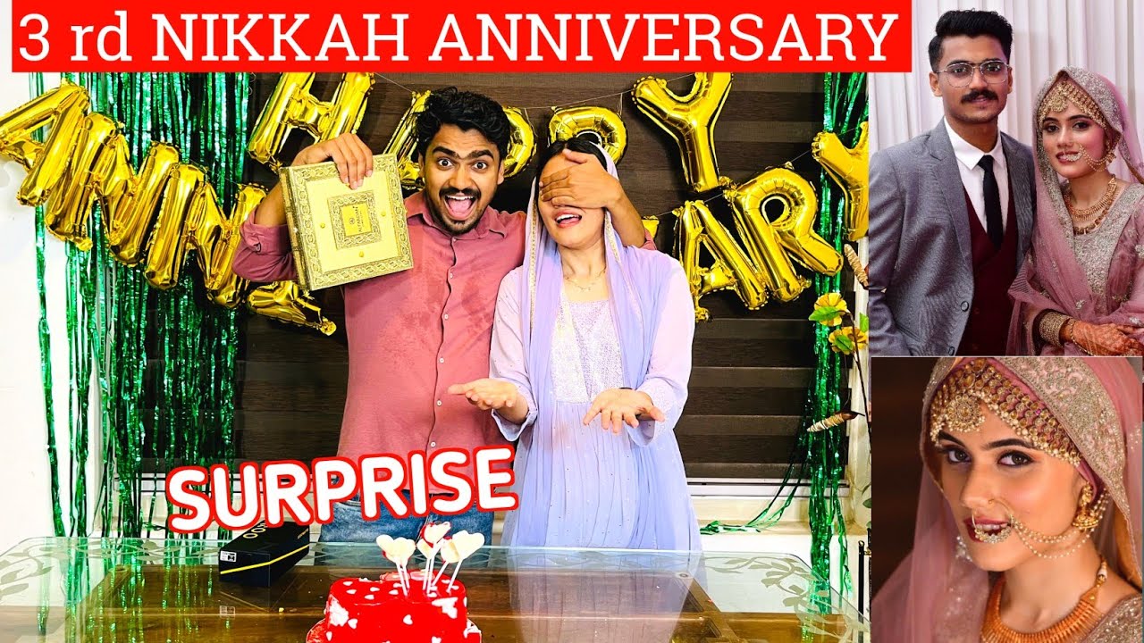 Biggest Ever Wedding Anniversary Surprise For Hiba 😍 ഒരു ലക്ഷം രൂപയുടെ Gift | HIBA*Emotional ആയി