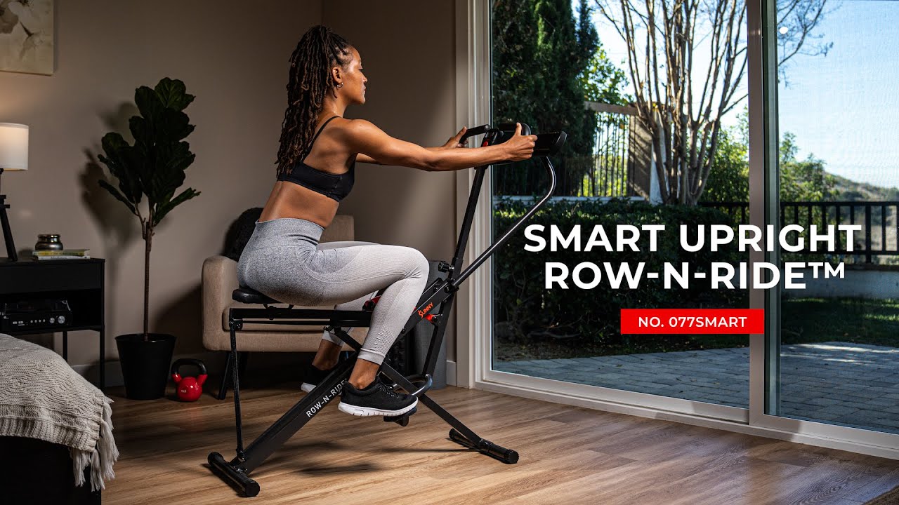 Smart Upright Row-N-Ride Trainer | Squat & Row at Home