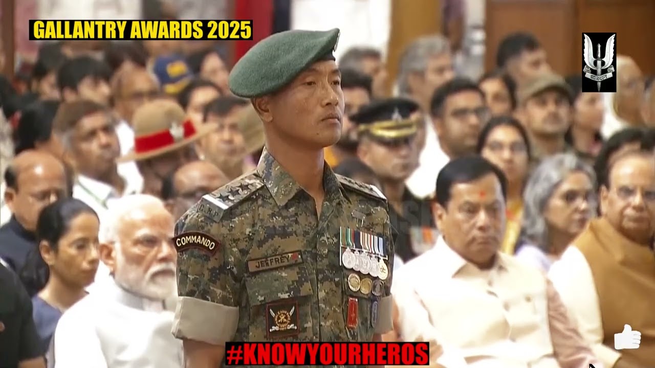 Gallantry Awards 2025, Jeffrey Hmingchuloo CRPF 203 COBRA BATTALION received Shaurya Chakra award