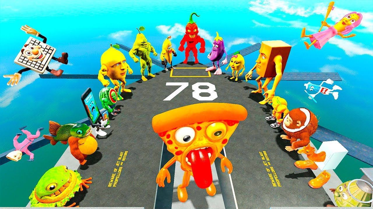 ALL BRAINROT MEMES ANIMALS TEAM KARKERKAR SAHUR NOOBINI SPARTAN KICKING CARGO SHIP in Gmod