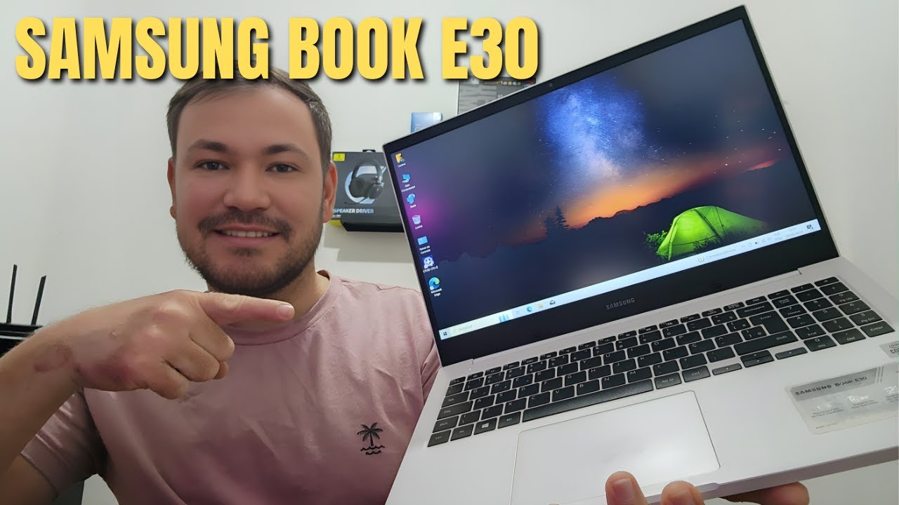 Notebook Samsung Book E30 nos Detalhes