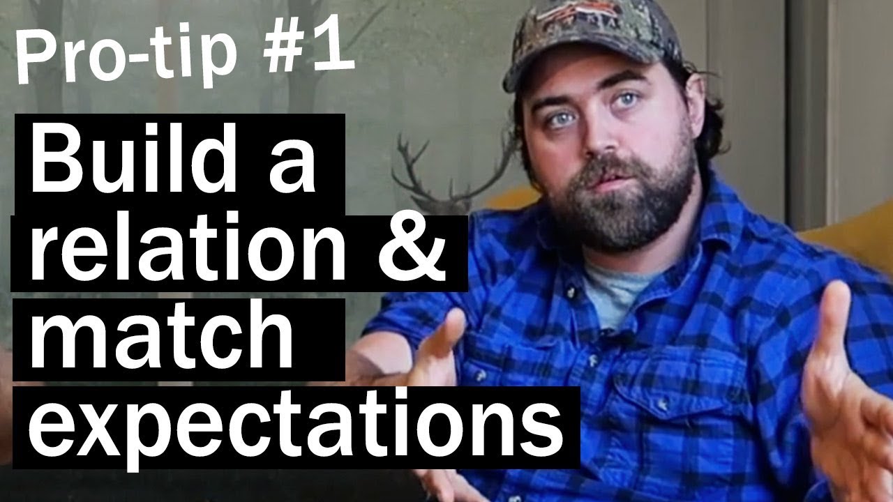 Tips on building a relation to the outfitter and the matching of expectations