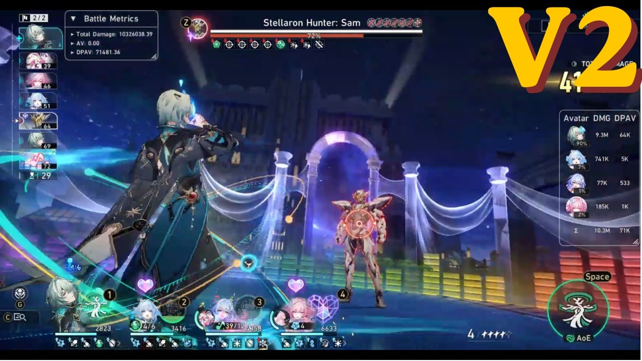V1 | Anaxa/E1 Cerydra/Robetto/Cyrene zero cycle Sam Memory of Chaos 4.4