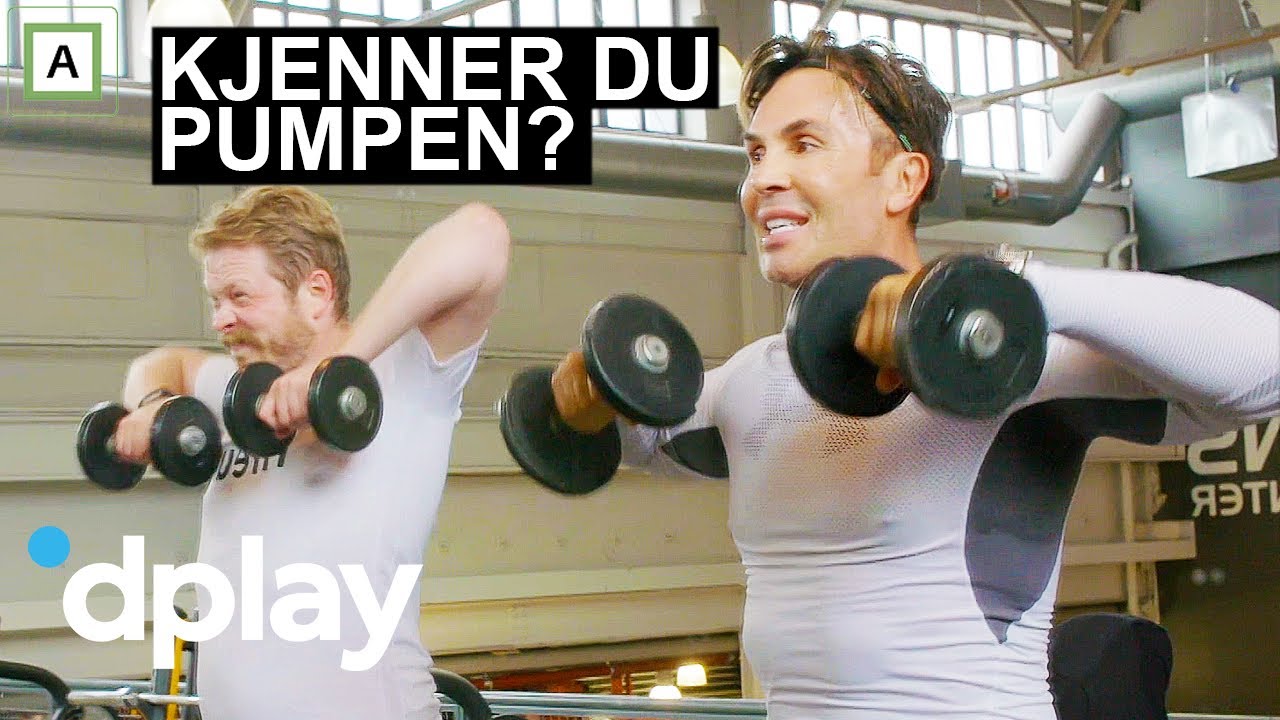 Jan Thomas og Einar blir venner | Einar blir opplært i å løfte vekter | discovery+ Norge