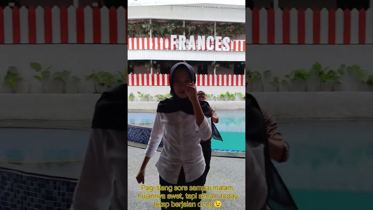 Aktifitas & kegiatan, dikala hujan Yg tidak mereda kita senamin aja😉