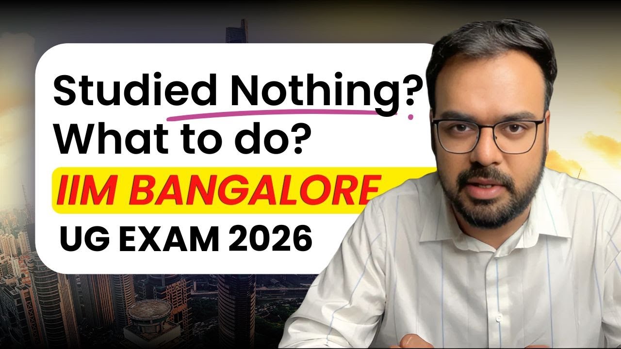 Your Last chance to Crack IIM Bangalore UG Course Exam 