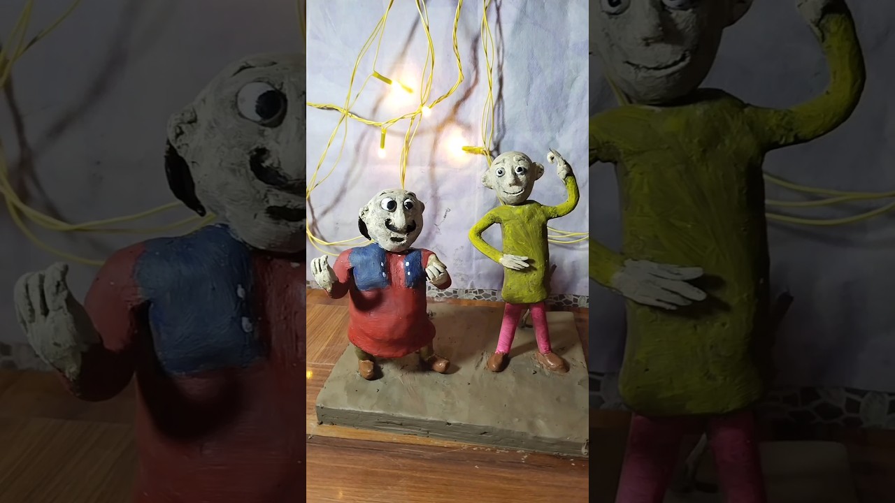 Motu Patlu making clay || motu Patlu cartoon character #motupatlu#making
