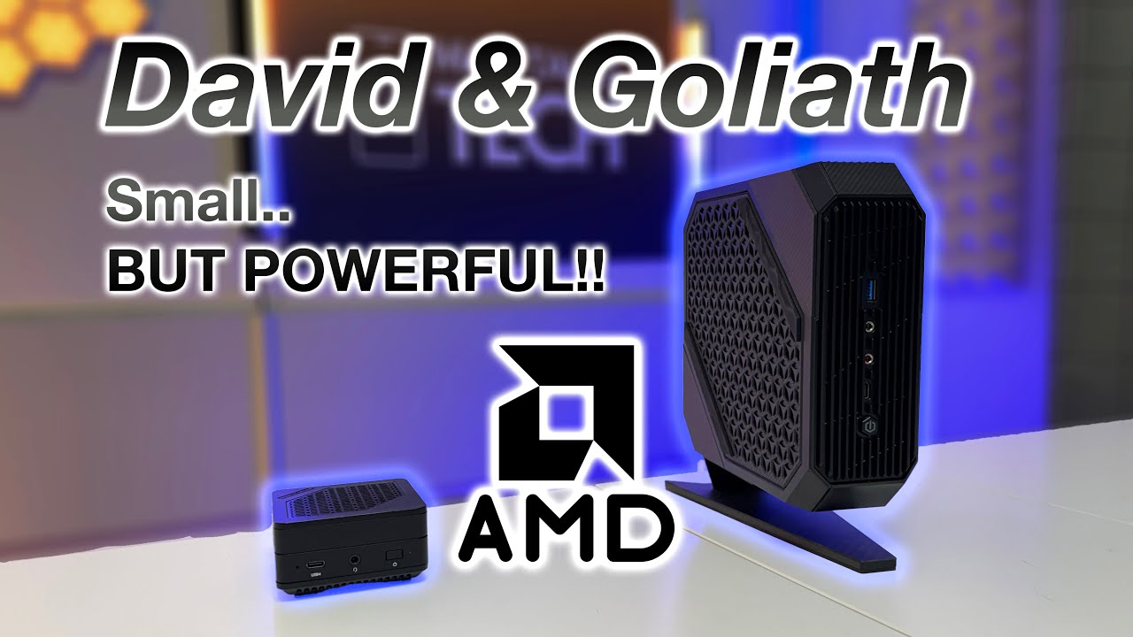 David & Goliath of MINI PC's! MinisForum AX100G & EM780