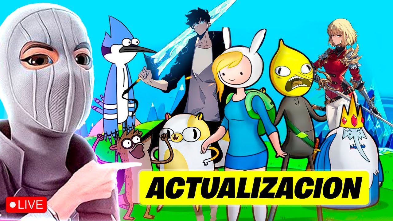 YA ESTAN AQUI! Hora de aventura, SOLO LEVELING y UN SHOW MAS en FORTNITE 🤩